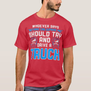 Trucking Country Trucker Diesel Freight Truck Driv T-Shirt