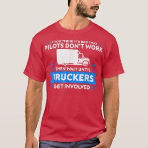 Trucking Country Trucker Diesel Freight Truck Driv T-Shirt