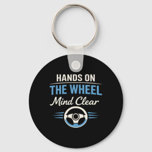 Trucking Therapy Road Is My Therapy Trucker Mental Key Ring