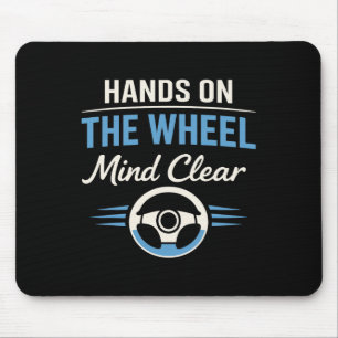Trucking Therapy Road Is My Therapy Trucker Mental Mouse Pad