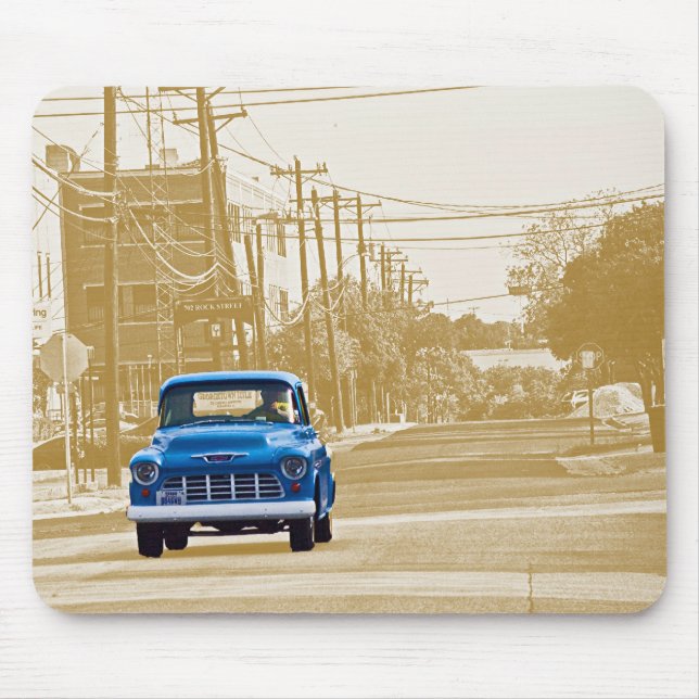 Trucking through downtown Georgetown, Texas (ACM) Mouse Pad (Front)