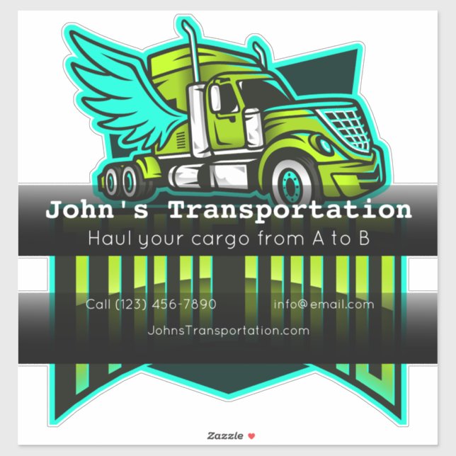 Trucking Transportation company adverting business (Sheet)