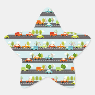 Trucks and Cars Stickers