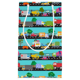 Trucks and Cars Transportation Gift Bags