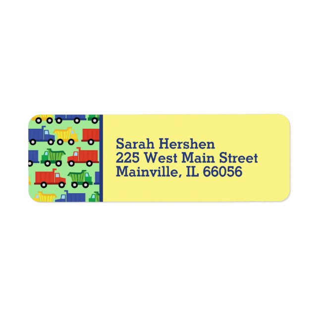 Trucks Baby Shower (Front)