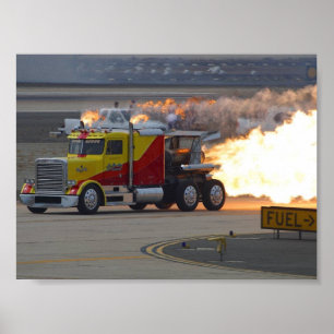 Trucks Engines Poster