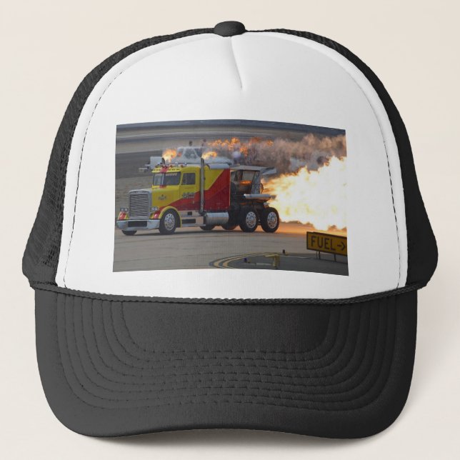 Trucks Engines Trucker Hat (Front)