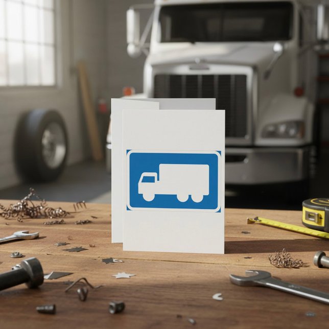 Trucks Road Sign Invitation (Creator Uploaded)