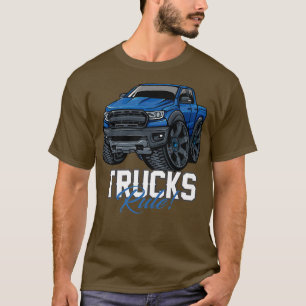 Trucks Rule Truck Love  T-Shirt
