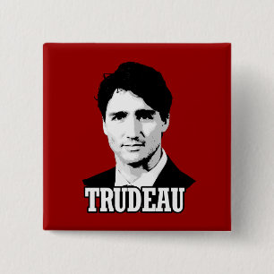 Trudeau 15 Cm Square Badge