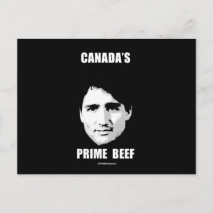Trudeau - Canada's Prime Beef -.png Postcard