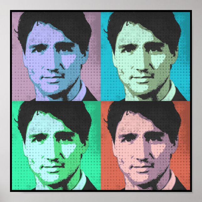 Trudeau Pop Art Poster (Front)
