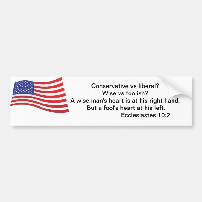 True American Bumper Sticker (Front)