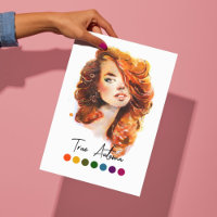True Autumn Type Seasonal Colour Analysis Art