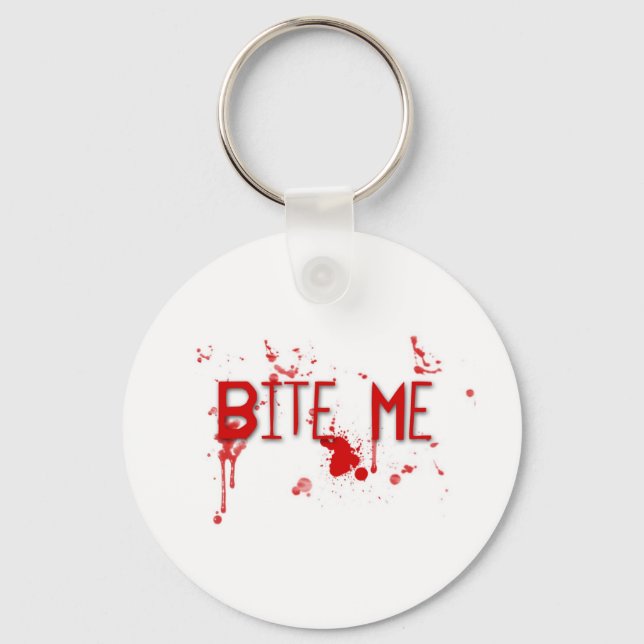 True Blood "Bite Me" Key Ring (Front)