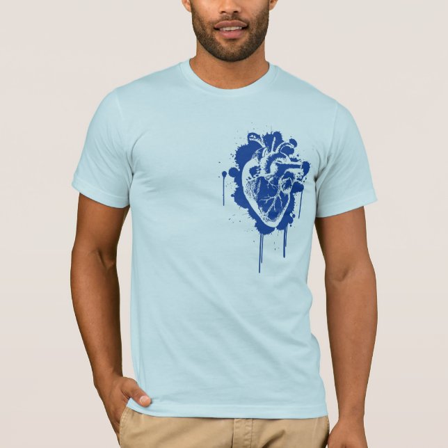 True Blue At Heart T-Shirt (Front)