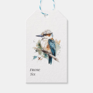 True Blue Kookaburra, custom Gift Tags