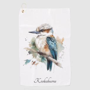 True Blue Kookaburra, custom Golf Towel