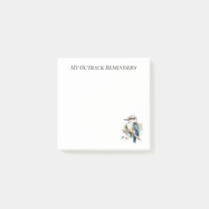 True Blue Kookaburra, custom Post-it Notes