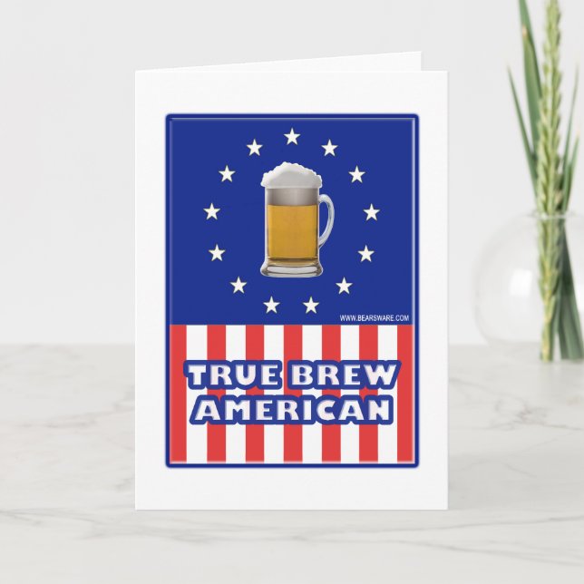 True Brew American Card (Front)