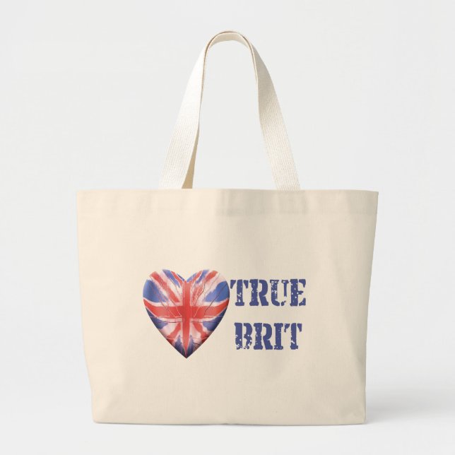 True Brit Large Tote Bag (Front)