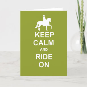 TRUE CADENCE KEEP CALM Greeting Card