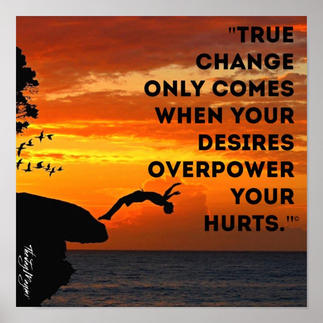 "True Change" Poster (Front)