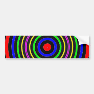 TRUE Colour Meditation Mandala Bumper Sticker