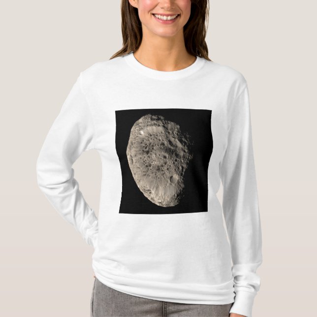 True colour mosaic of Saturn's moon Hyperion T-Shirt (Front)
