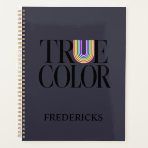 True Colours Editorial Custom Typography Design Planner