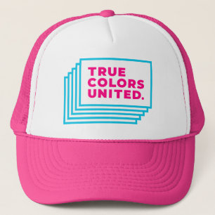 True Colours United Trucker Hat (Magenta)
