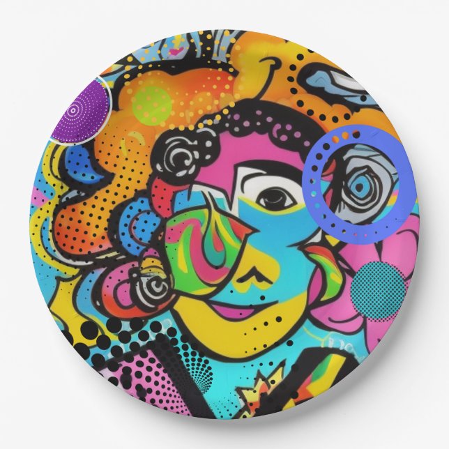 True Confessions Paper Plate (Front)