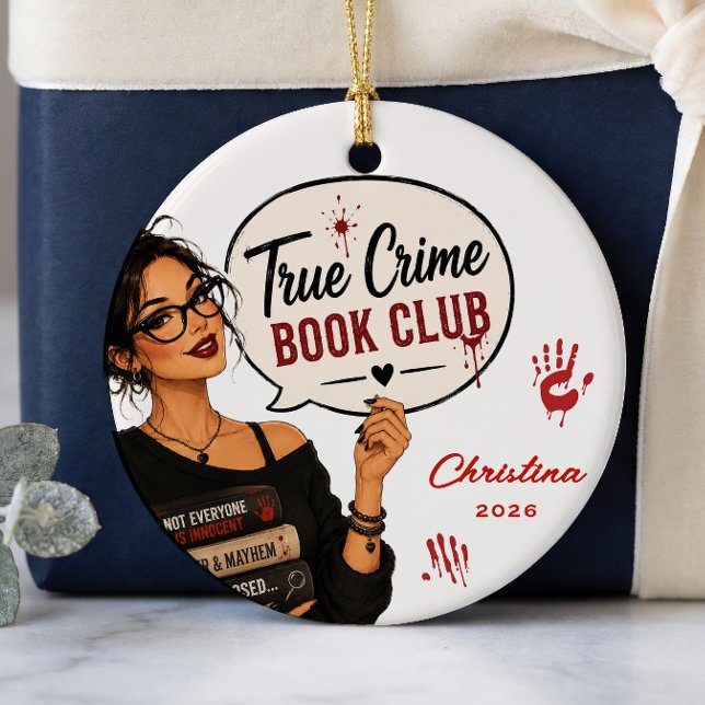 True Crime Book Club Ornament Gift (Creator Uploaded)