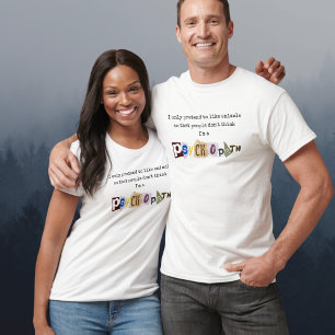 True crime fun citation psychopath animals T-Shirt