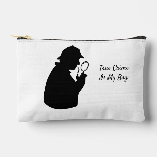 True Crime Is My Bag Accessories Pouch (Front)