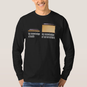 True Crime Meme My Knowledge About Serial Killers T-Shirt