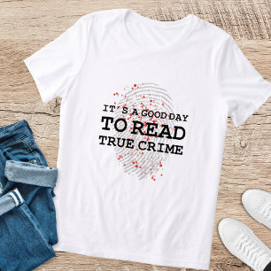 True Crime Non-Fiction Book Lover Tri-Blend Shirt