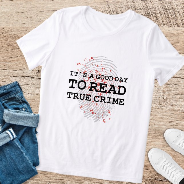True Crime Non-Fiction Book Lover Tri-Blend Shirt (Creator Uploaded)