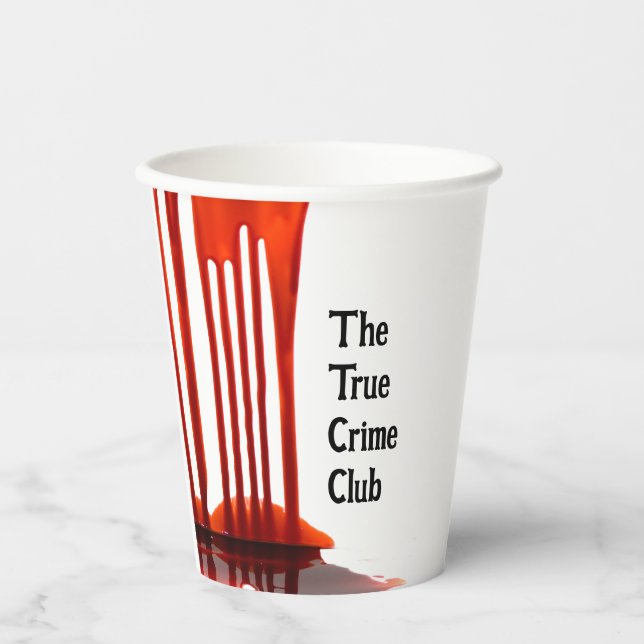 True Crime  Paper Cups (Front)
