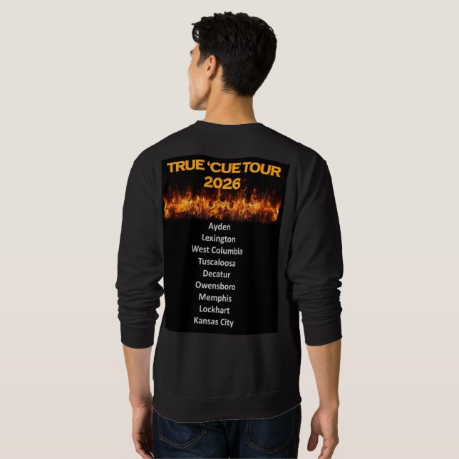 True Cue Tour 2026 Sweatshirt (Back Full)