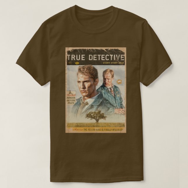 True Detective Season T-Shirt (Design Front)