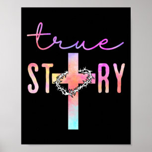 True Easter Story Christian Jesus Resurrection Rel Poster