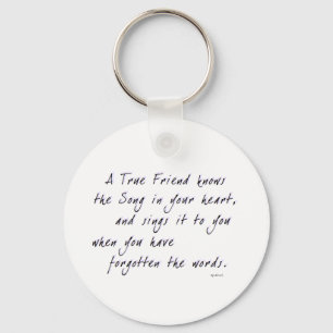 True Friend Key Ring