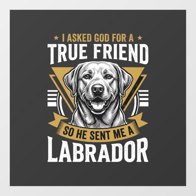 True Friend Labrador Dog (Sheet)