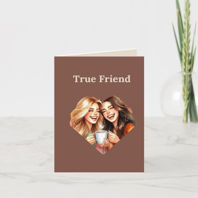True Friend Thank You Card (Front)