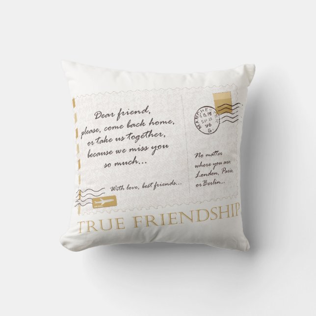 True Friendship Cushion (Front)