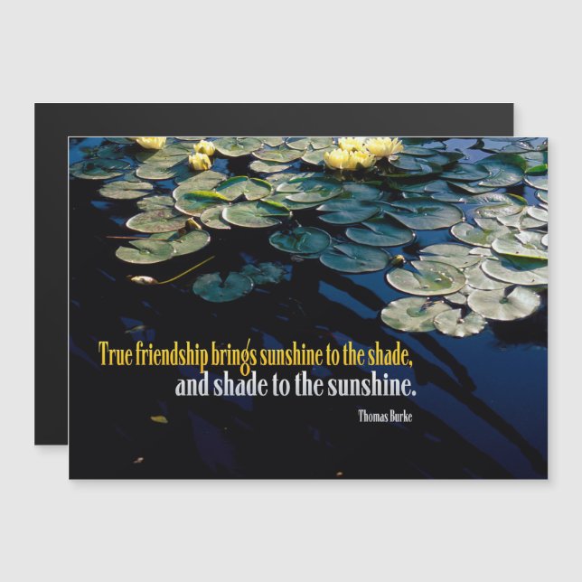 True Friendship Magnetic Card (Front/Back)