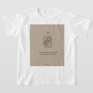"True Friendship Quote Tee" T-Shirt