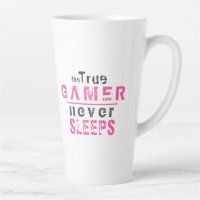 True Gamer Never Sleeps Pink Girl Gamer 