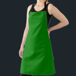 True Green Apron<br><div class="desc">The Colour Psychology of Green
Green is a cool colour that symbolises nature and the natural world. Perhaps because of its strong associations with nature,  green is often thought to represent tranquillity,  good luck,  health,  and jealousy.</div>